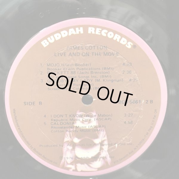画像5: THE JAMES COTTON BAND / LIVE & ON THE MOVE
