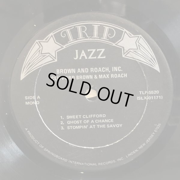 画像3: CLIFFORD BROWN & MAX ROACH / BROWN AND ROACH INCORPORATED