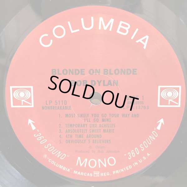 画像6: BOB DYLAN / BLONDE ON BLONDE