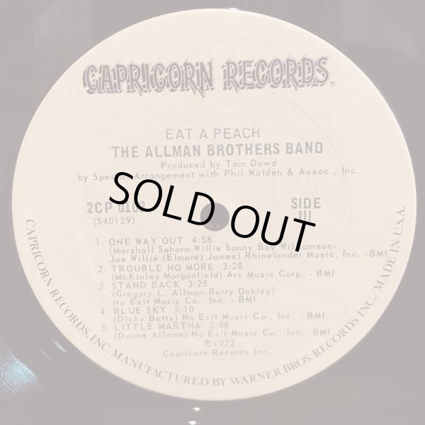 画像6: ALLMAN BROTHERS BAND / EAT A PEACH