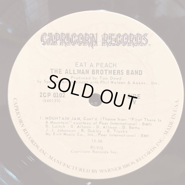 画像7: ALLMAN BROTHERS BAND / EAT A PEACH