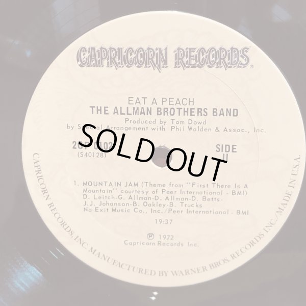 画像5: ALLMAN BROTHERS BAND / EAT A PEACH