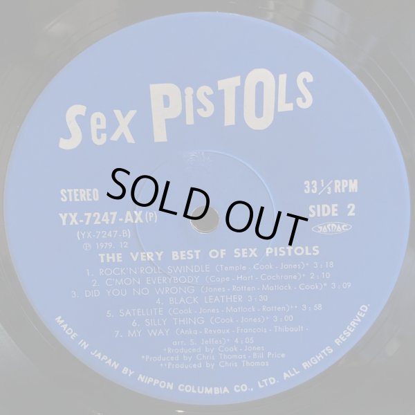 画像7: SEX PISTOLS / THE VERY BEST OF SEX PISTOLS