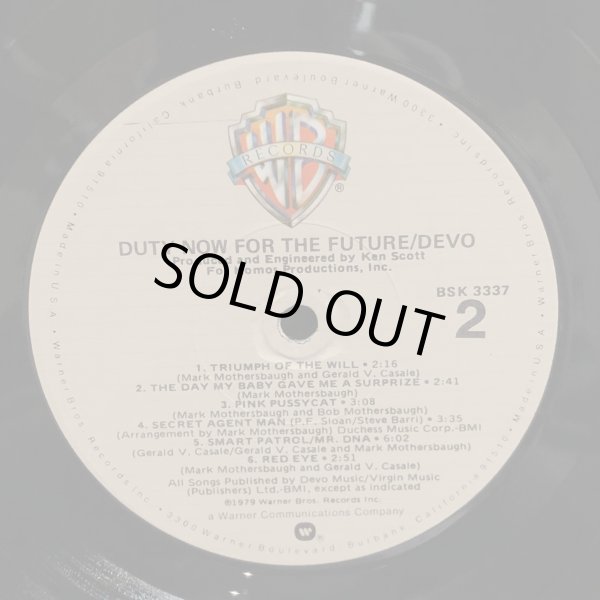 画像8: DEVO / DUTY NOW FOR THE FUTURE