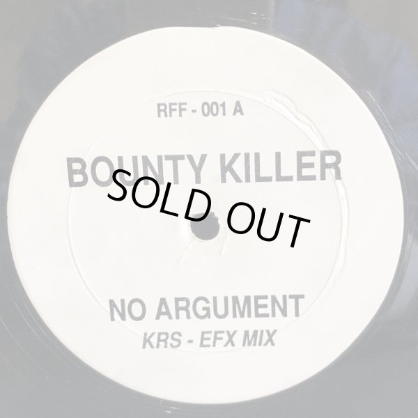 画像1: BOUNTY KILLER / NO ARGUMENT (KRS-EFX MIX)  12" E.P.