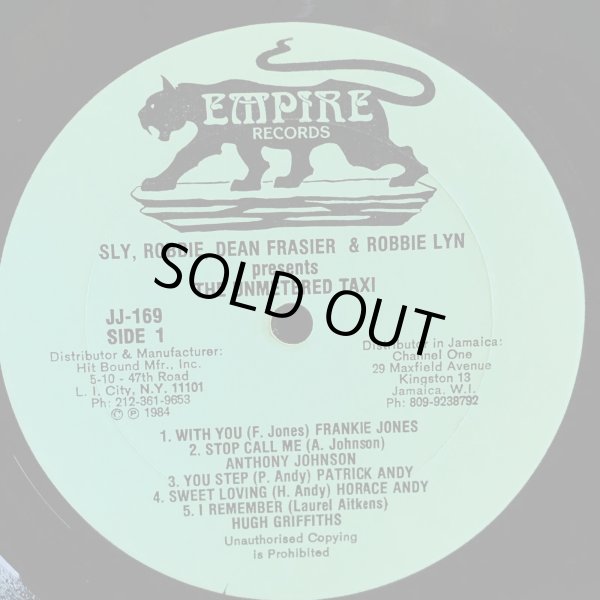 画像4: V.A. / Sly, Robbie DEAN FRASER ROBBIE LYN presents THE UNMETERED TAXI 