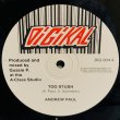 画像4: ANDREW PAUL / TOO STUSH c/w GUNSHOT A FLOW  12" E.P. 