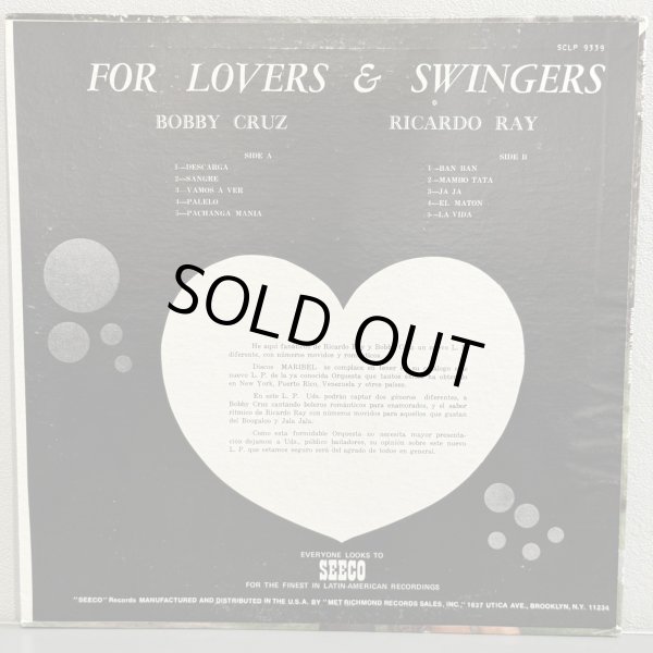 画像2: BOBBY CRUZ CON RICARDO RAY / FOR LOVERS & SWINGERS 