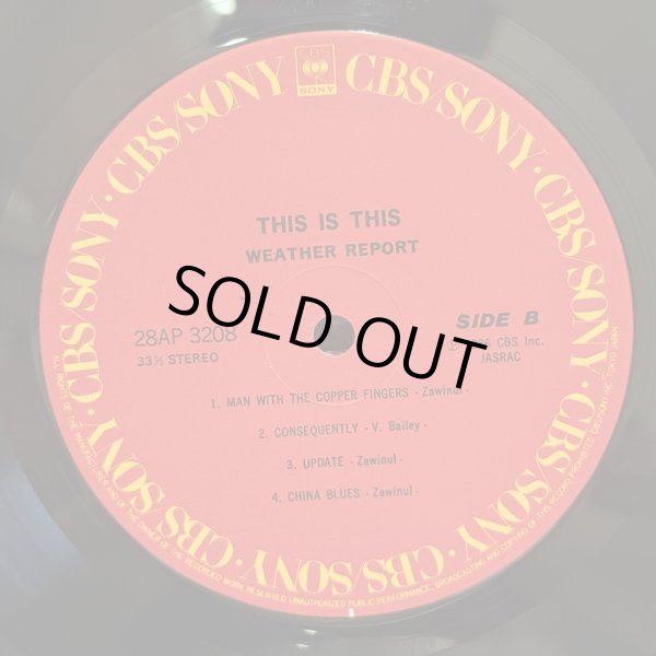 画像7: WEATHER REPORT / THIS IS THIS 