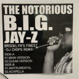 画像:  THE NOTORIOUS B.I.G. JAY-Z / BROOKLYN'S FINEST -DJ CHOPS REMIX- 12" E.P.
