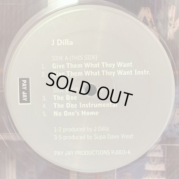 画像5: J DILLA / GIVE THEM WHAT THEY WANT 12" E.P. CLEAR VINYL 
