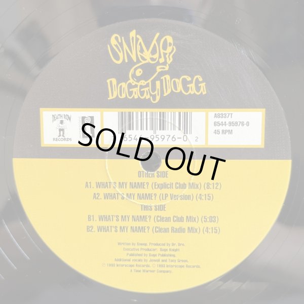 画像4: SNOOP DOGGYDOGG / WHAT'S MY NAME?  12" E.P.