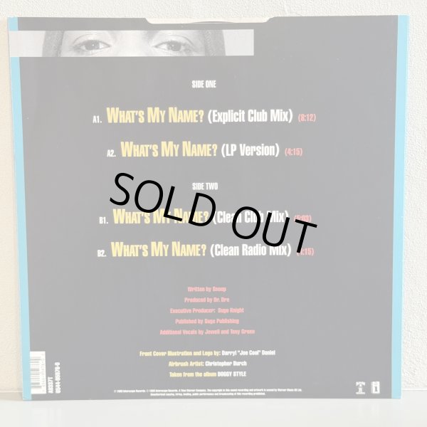画像2: SNOOP DOGGYDOGG / WHAT'S MY NAME?  12" E.P.
