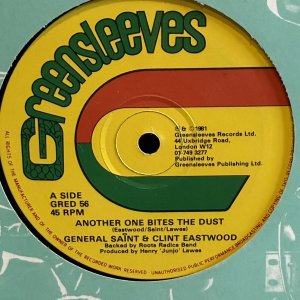 画像:  GENERAL SAINT & CLINT EASTWOOD ANOTHER ONE BITES THE DUST 12"E.P. 