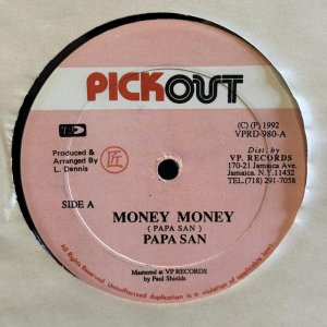 画像: PAPA SAN / MONEY MONEY 12"E.P. 