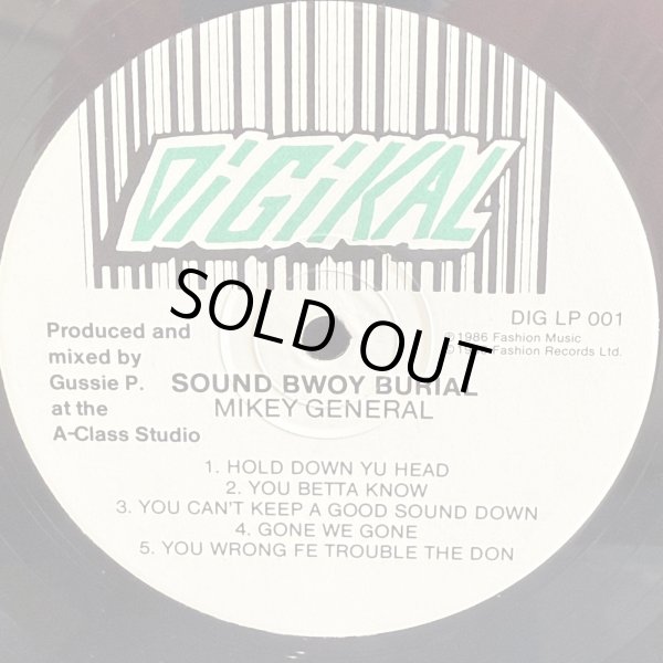 画像4: Mikey General & Andrew Paul / SOUND BWOY BURIAL 