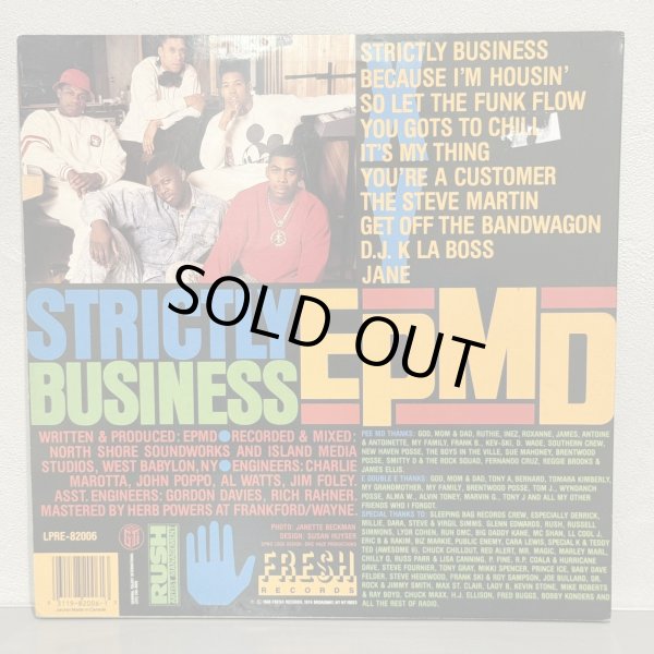 画像2: EPMD / STRICTLY BUSINESS 