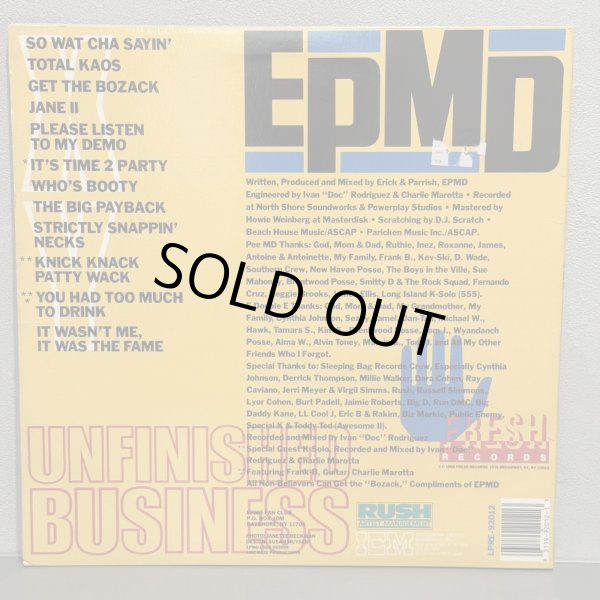 画像2: EPMD / UNFINISHED BUSINESS 