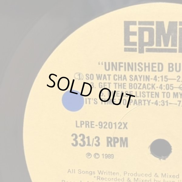 画像8: EPMD / UNFINISHED BUSINESS 