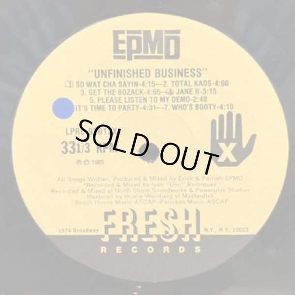 画像6: EPMD / UNFINISHED BUSINESS 