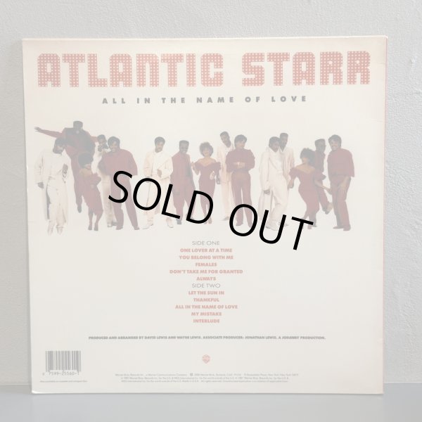 画像2: ATLANTIC STARR / ALL IN THE NAME OF LOVE 