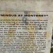 画像3: CHARLES MINGUS / MINGUS AT MONTEREY 