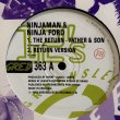 画像1: NINJAMAN & NINJA FORD / THE RETURN - FATHER & SON  12" E.P. 