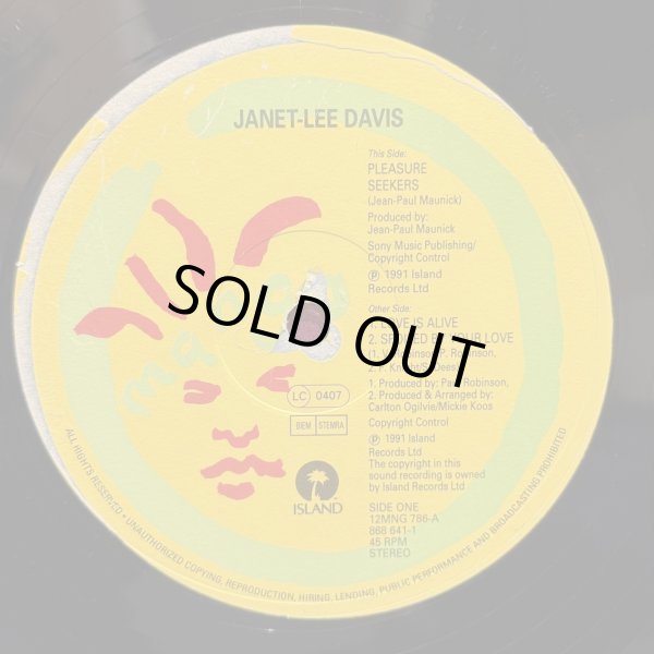 画像3: janet-lee davis / PLEASURE SEEKERS  12" E.P. 