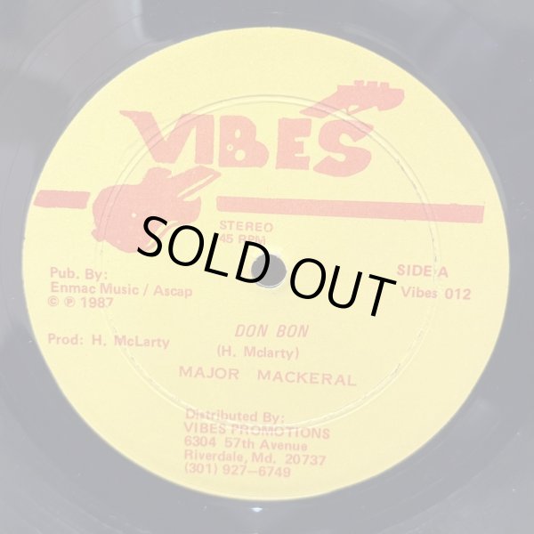 画像1: MAJOR MACKERAL / DON BON c/w GIMME PUNASH  12" E.P. 