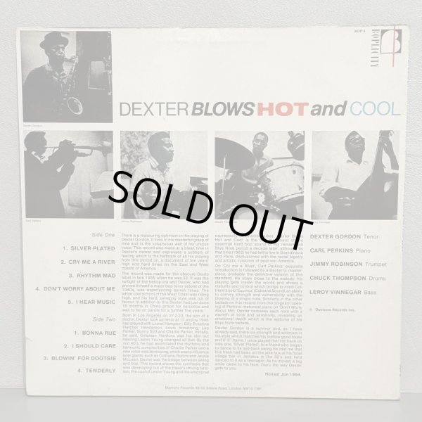 画像2: DEXTER GORDON / DEXTER BLOWS HOT and COOL 