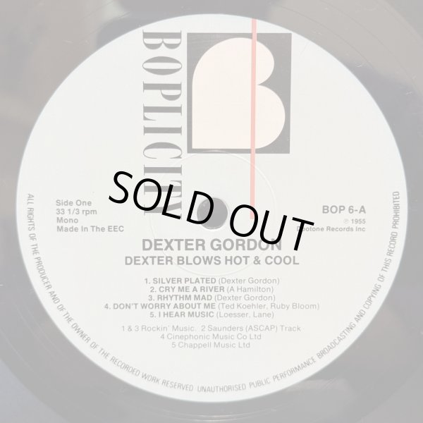 画像4: DEXTER GORDON / DEXTER BLOWS HOT and COOL 