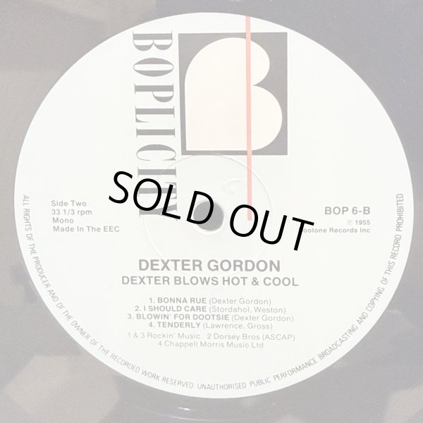 画像5: DEXTER GORDON / DEXTER BLOWS HOT and COOL 