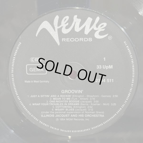 画像6: ILLINOIS JACQUET / Groovin' with Jacquet 