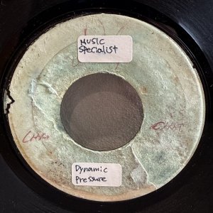 画像: THE MUSIC SPECIALISTS / DYNAMIC PRESSURE c/w FLIP