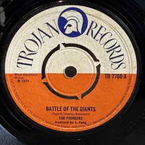 画像: THE PIONEERS / BATTLE OF THE GIANTS c/w MESSAGE FROM MARIA