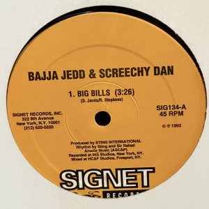 画像: BAJJA JEDD & SCREECHY DAN / BIG BILLS - SHAGGY & RAYVON / BIG UP (HIP HOP REMIX) 12" E.P.