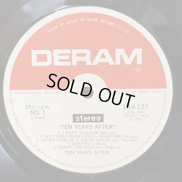 画像4: テン・イヤーズ・アフター 1st  ~ TEN YEARS AFTER / TEN YEARS AFTER 1st. ~ 