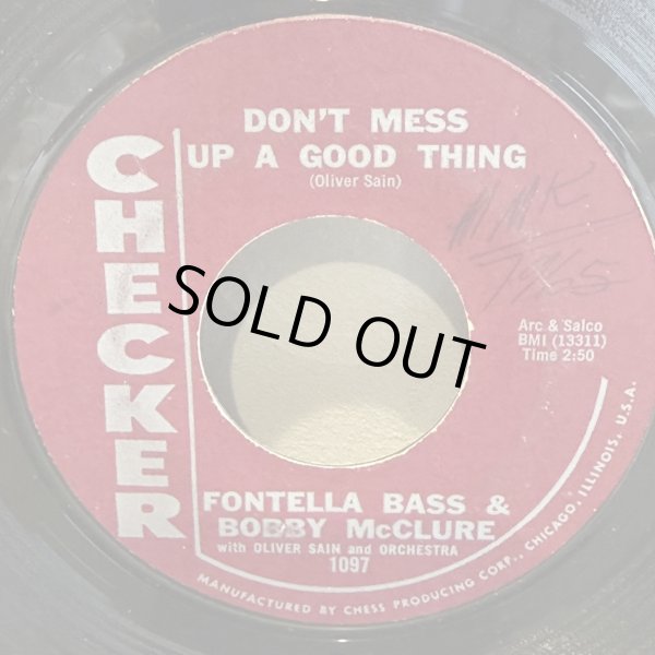 画像2: FONTELLA BASS & BOBBY McCLURE / BABY, WHAT YOU WANT ME TO DO c/w DON’T MESS UP A GOOD THING