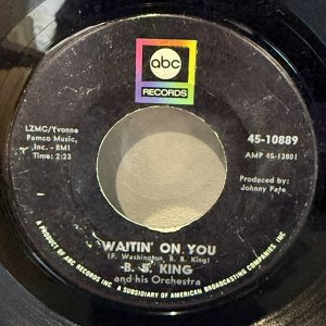 画像: B.B. KING / WAITIN' ON YOU c/w NIGHT LIFE