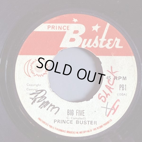 画像1: PRINCE BUSTER / BIG FIVE (7")