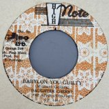 画像: DAUGHTER CHERRY & THE REVOLUTIONARIES / BABYLON YOU GUILTY c/w BABYLON A DUB (7") 
