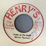 画像: MYRNA TINGLING / POWER IN THE BLOOD c/w NO ONE EVER CARES FOR ME LIKE JESUS (7") 