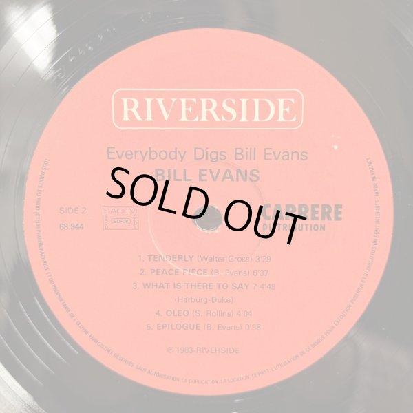 画像5: BILL EVANS / EVERYBODY DIGS BILL EVANS (LP)　