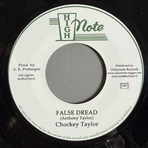 画像: CHOCKEY TAYLOR / SOLID FOUNDATION BAND — FALSE DREAD / RHYTHM (7") 