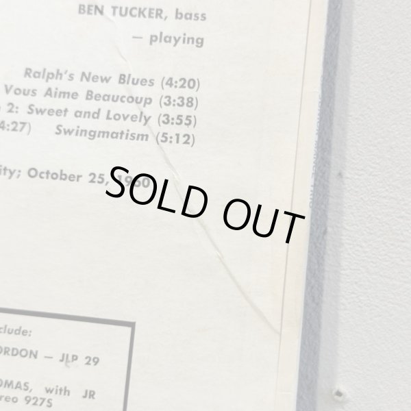 画像10: ジュニア・マンス ~ JUNIOR MANCE / ザ・ソウルフル・ピアノ・オブ・ジュニア・マンス ~ THE SOULFUL PIANO OF JUNIOR MANCE (LP) 