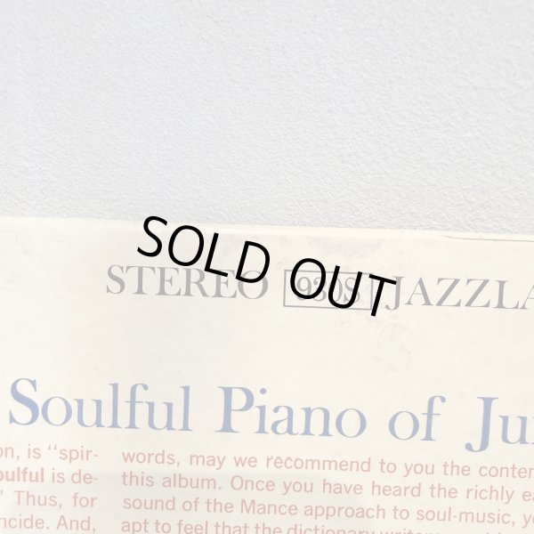 画像7: ジュニア・マンス ~ JUNIOR MANCE / ザ・ソウルフル・ピアノ・オブ・ジュニア・マンス ~ THE SOULFUL PIANO OF JUNIOR MANCE (LP) 