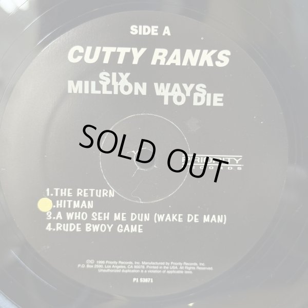 画像4: カッティー・ランクス ~ Cutty Ranks / シックス・ミリオン・ウェイズ・トゥ・ダイ ~ Six Million Ways To Die (LP)　
