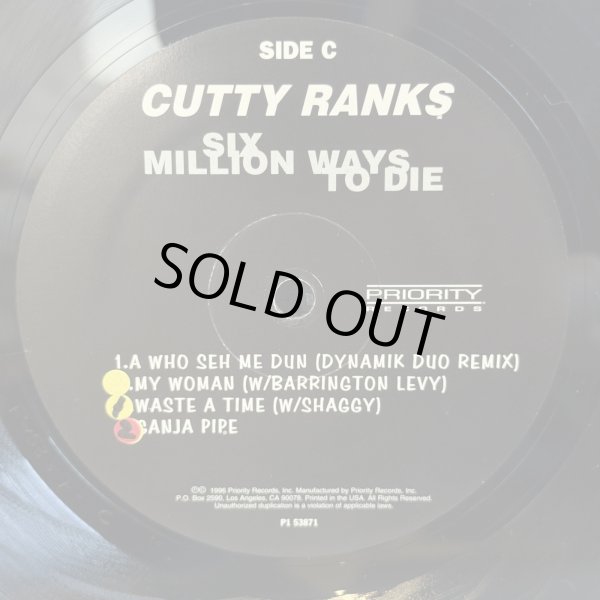 画像6: カッティー・ランクス ~ Cutty Ranks / シックス・ミリオン・ウェイズ・トゥ・ダイ ~ Six Million Ways To Die (LP)　
