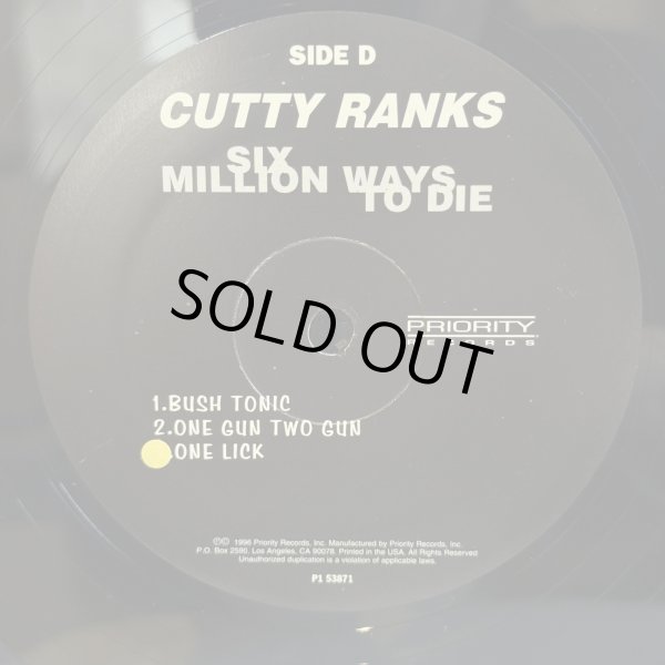 画像7: カッティー・ランクス ~ Cutty Ranks / シックス・ミリオン・ウェイズ・トゥ・ダイ ~ Six Million Ways To Die (LP)　