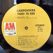 画像5: カーペンターズ ~ Carpenters / チケット・トゥ・ライド ~ Ticket To Ride (LP)